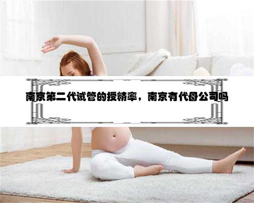 南京第二代试管的授精率，南京有代母公司吗