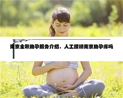 南京全职助孕服务介绍，人工授精南京助孕疼吗