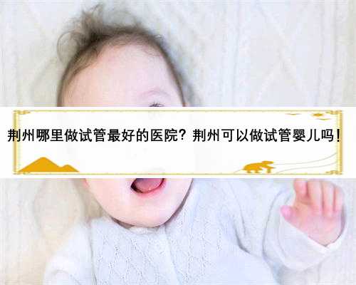 荆州哪里做试管最好的医院？荆州可以做试管婴儿吗！
